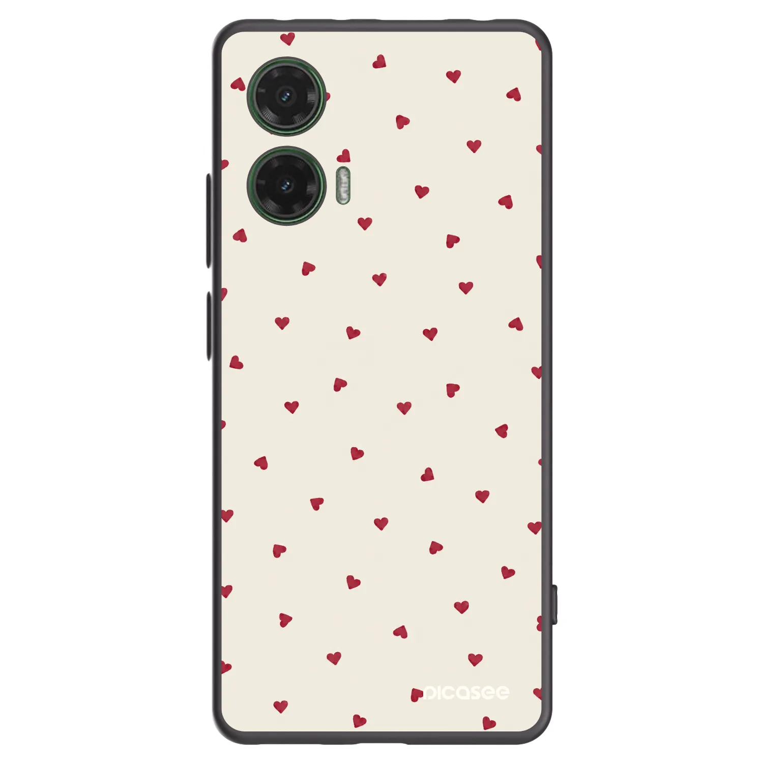 Picasee Motorola Moto G35 5G Hülle - Schwarzes Silikon - Little Love