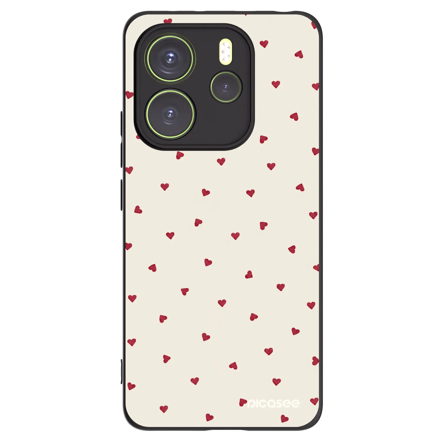 Picasee Xiaomi Redmi Note 14 4G Hülle - Schwarzes Silikon - Little Love