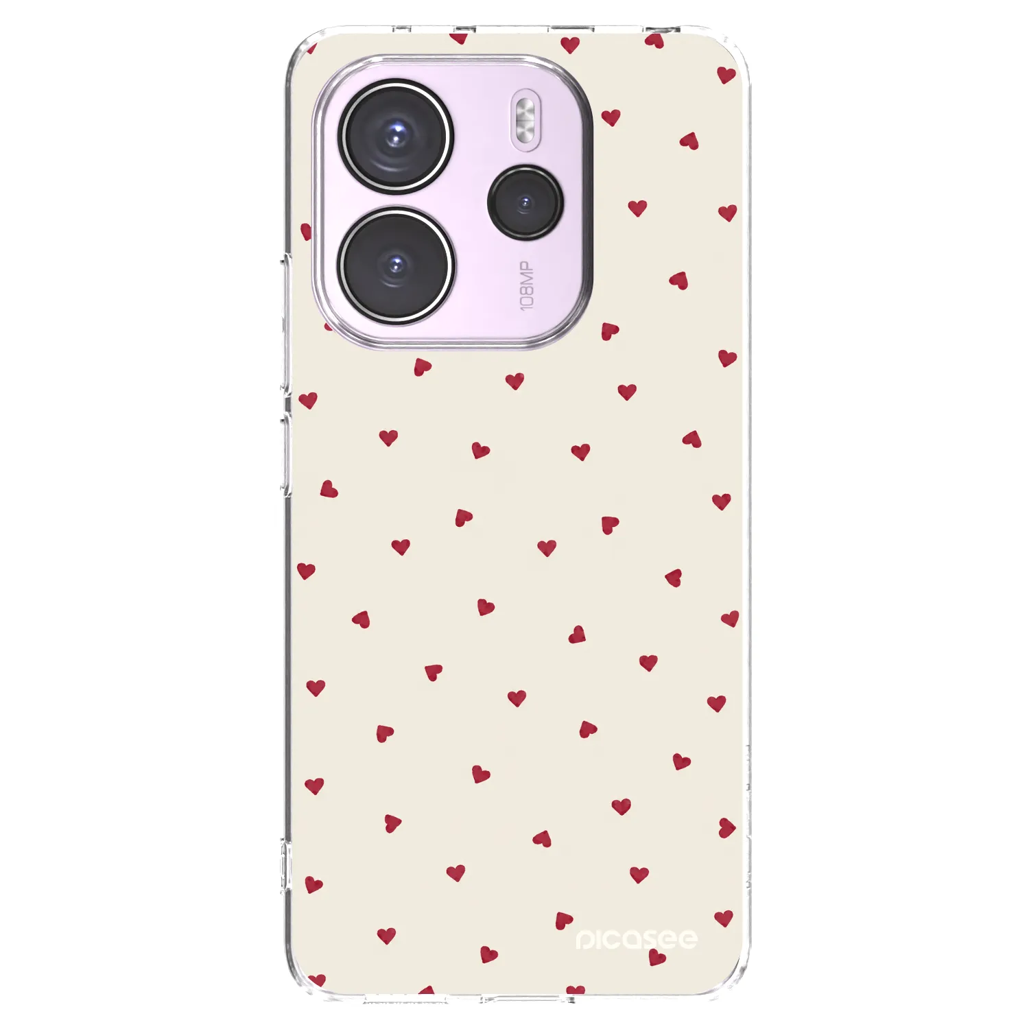 Picasee Xiaomi Redmi Note 14 4G Hülle - Transparentes Silikon - Little Love