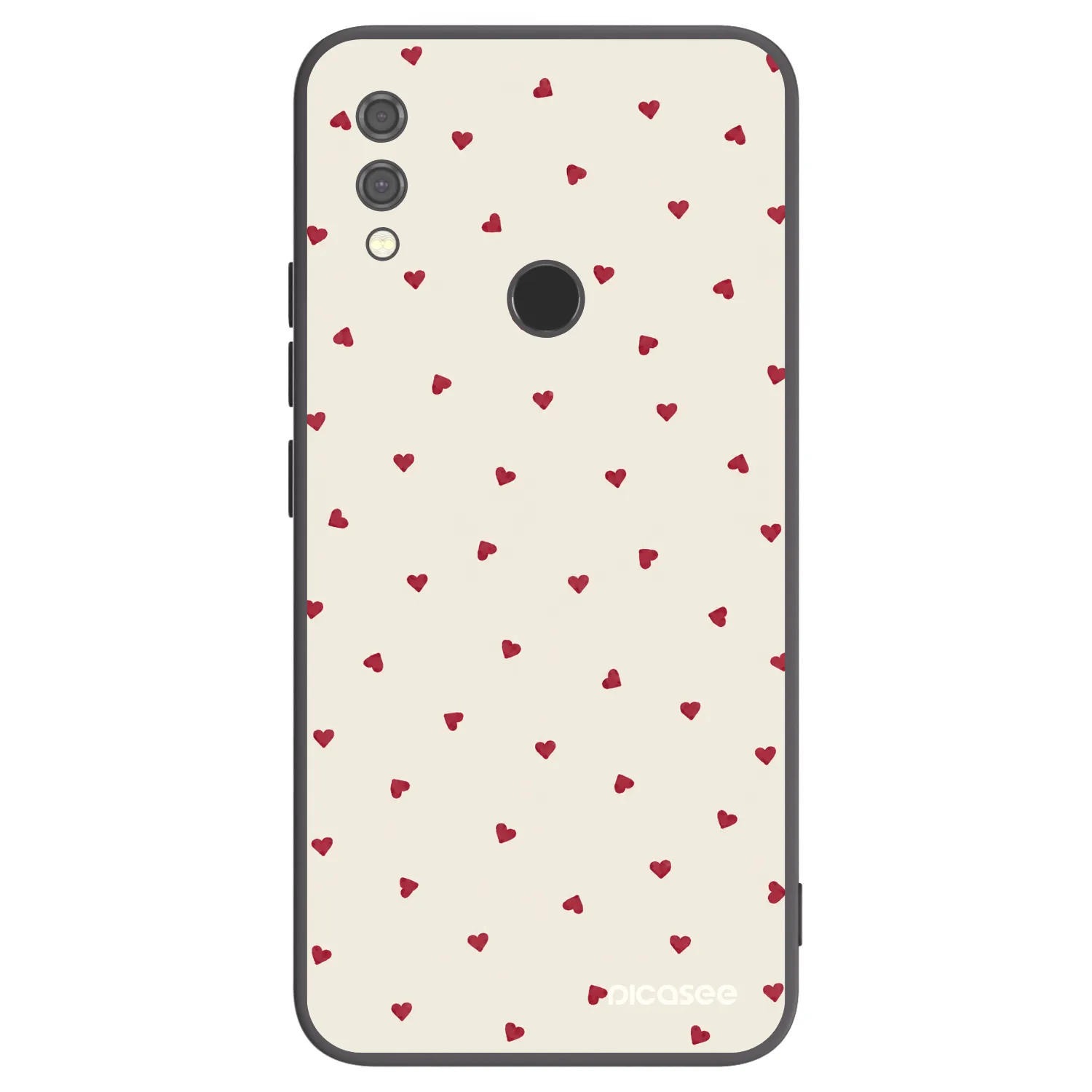 Picasee Xiaomi Redmi Note 7 Hülle - Schwarzes Silikon - Little Love
