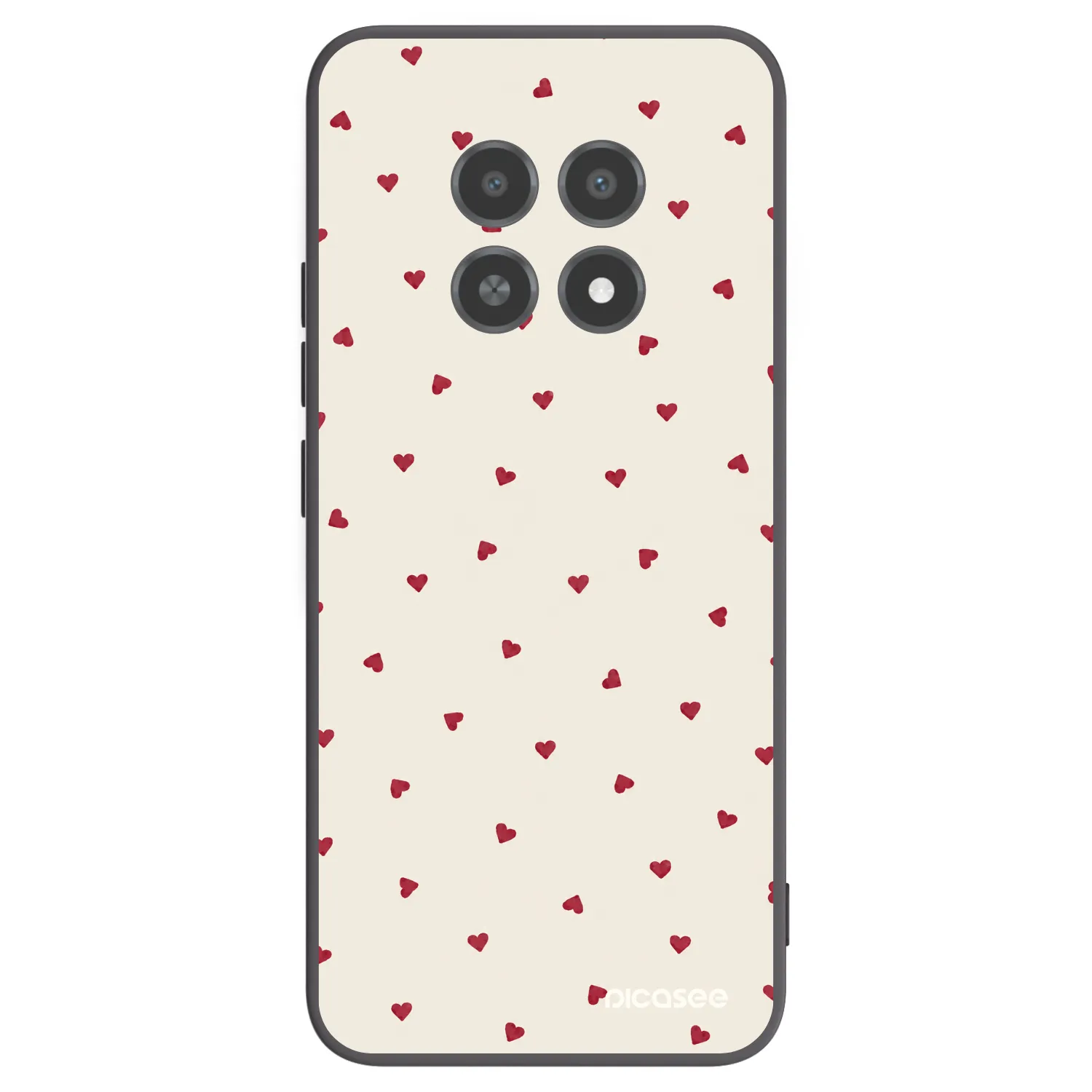 Picasee Realme 12X Hülle - Schwarzes Silikon - Little Love