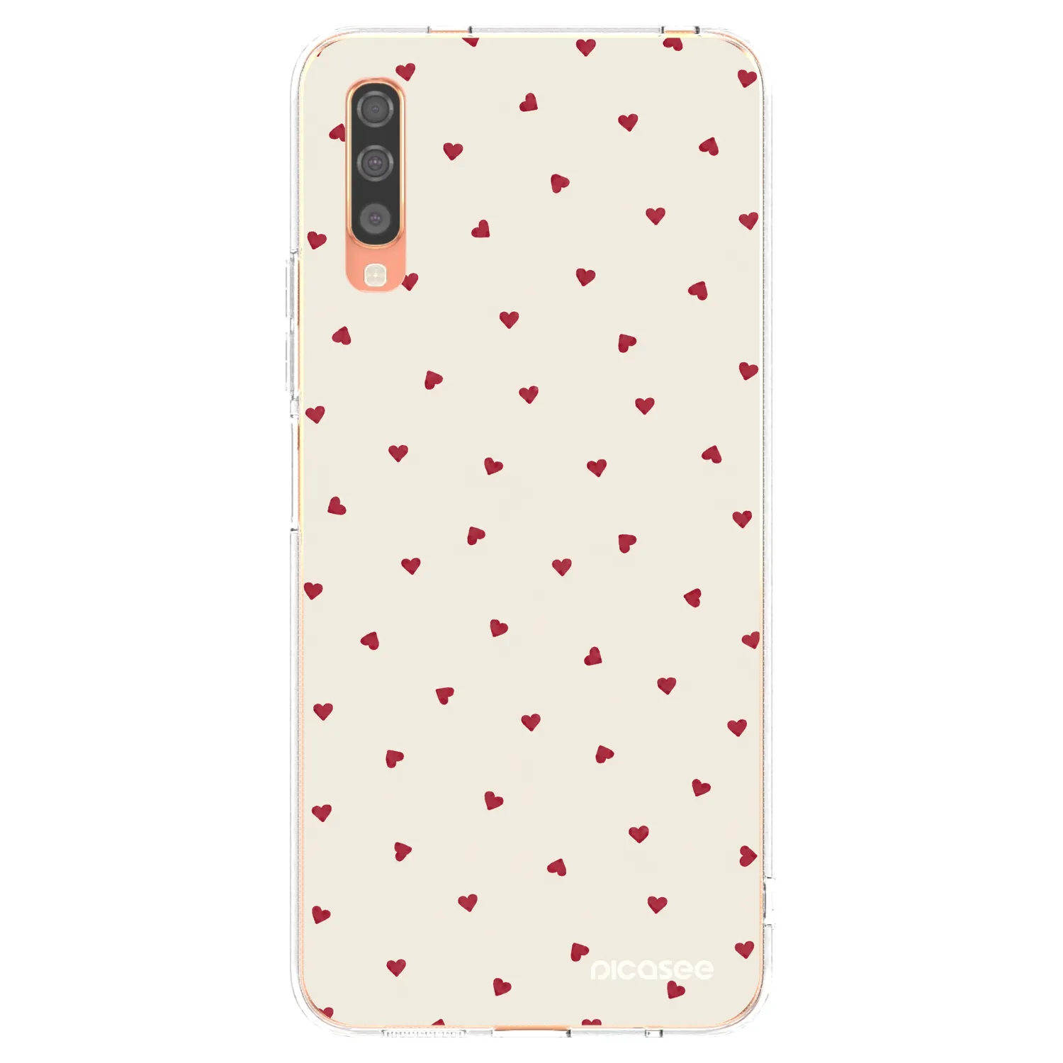 Picasee Samsung Galaxy A70 A705F Hülle - Transparentes Silikon - Little Love