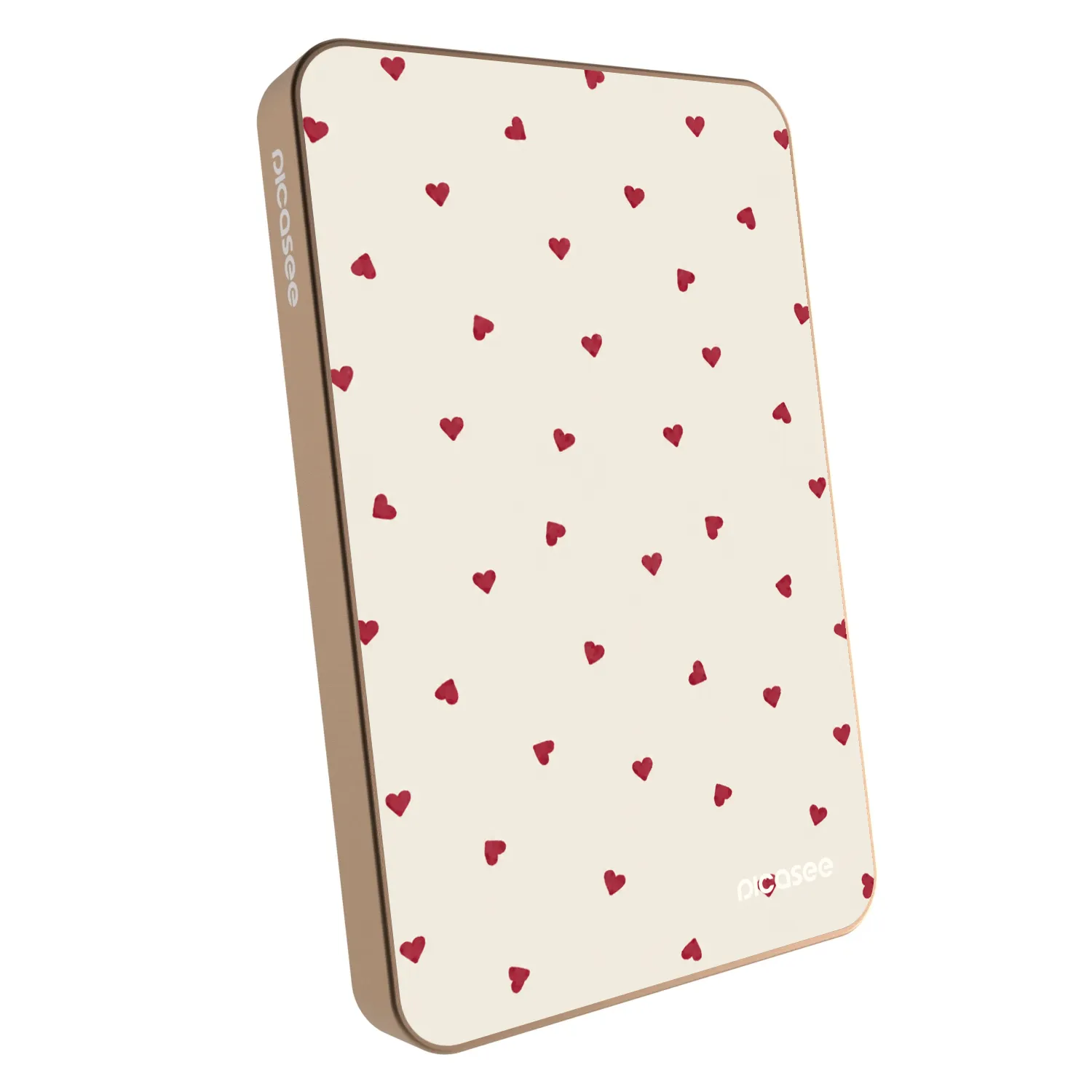 Picasee Powerbank mit MagSafe 5 000 mAh Golden - Little Love