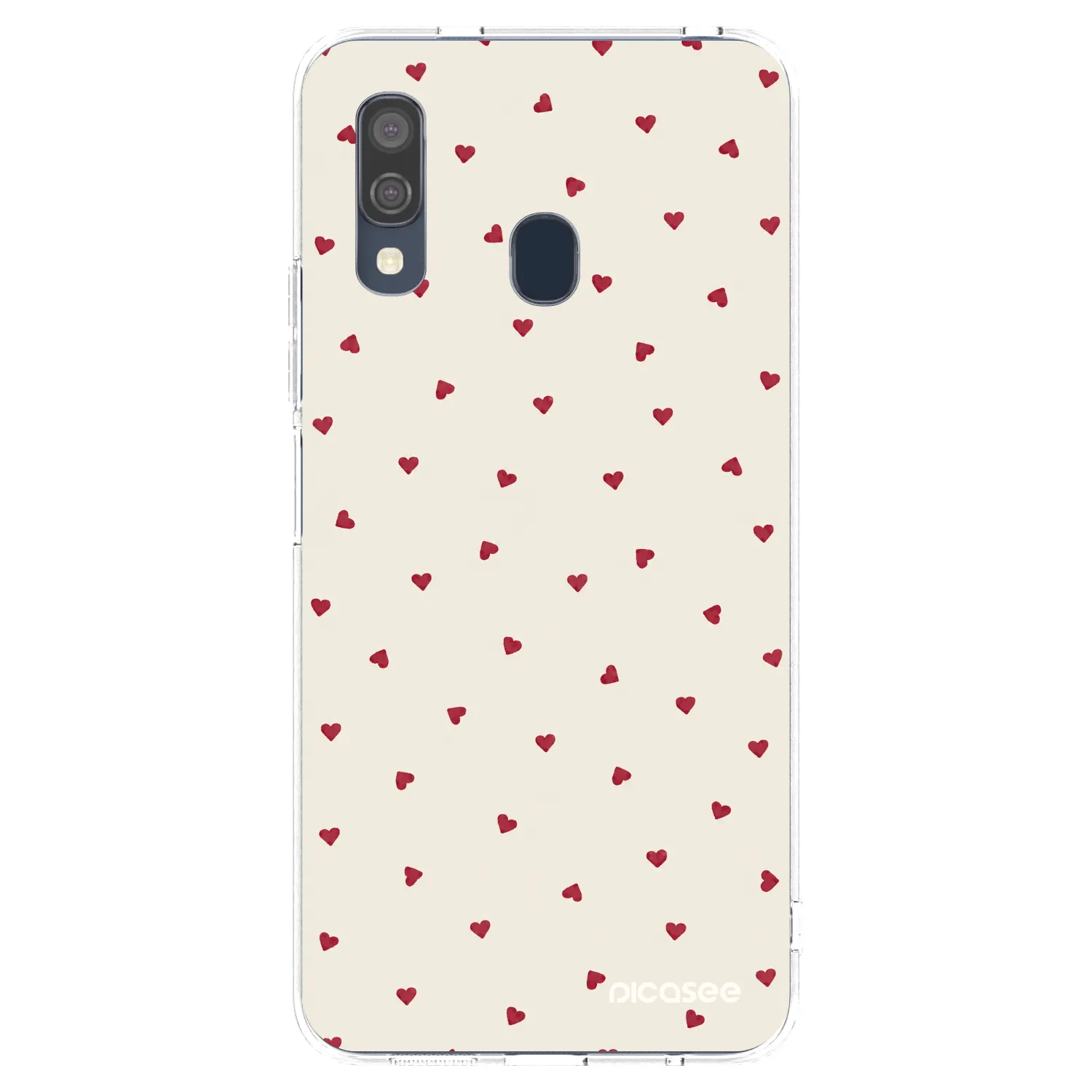 Picasee Samsung Galaxy A40 A405F Hülle - Transparentes Silikon - Little Love