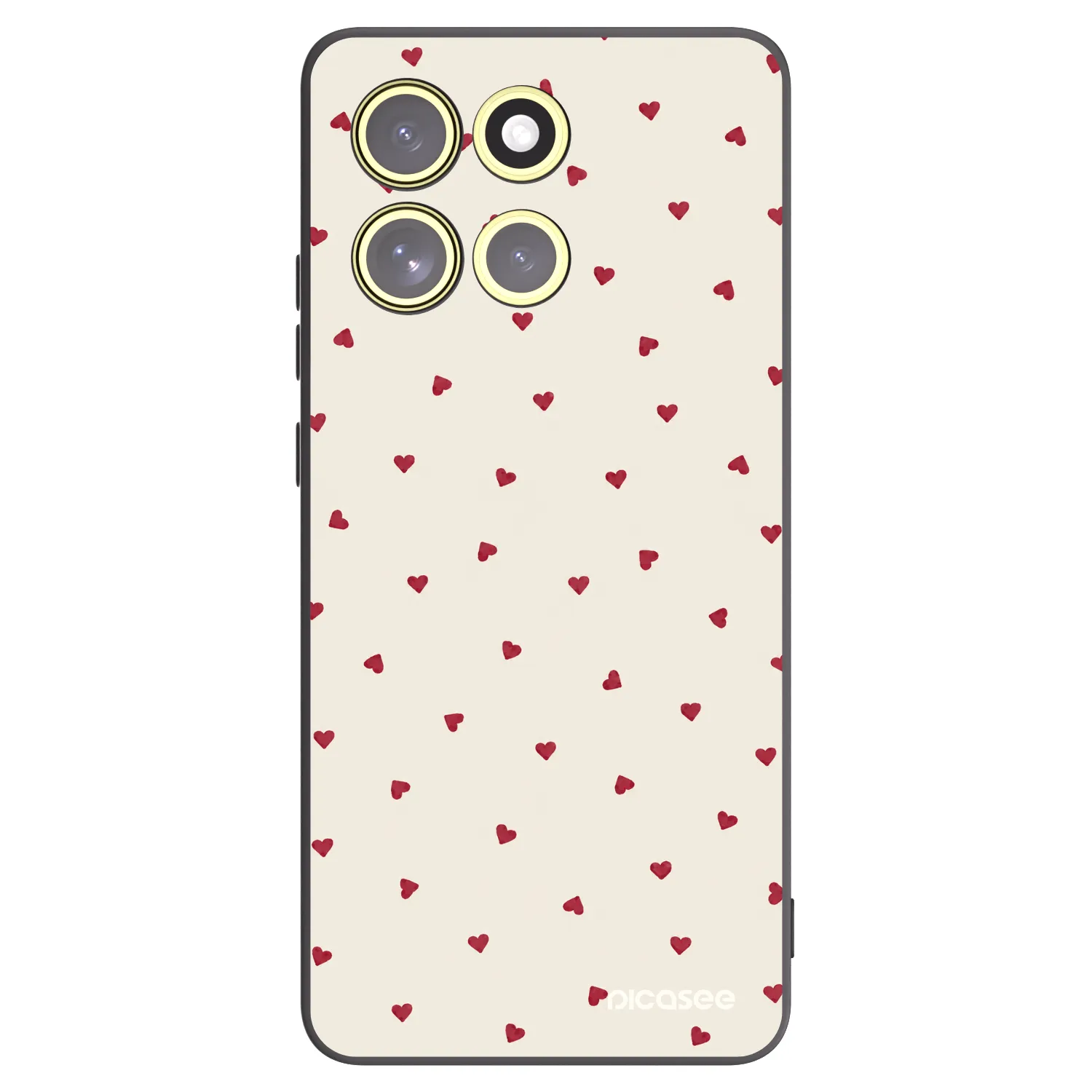Picasee Motorola Moto G86 5G Hülle - Schwarzes Silikon - Little Love