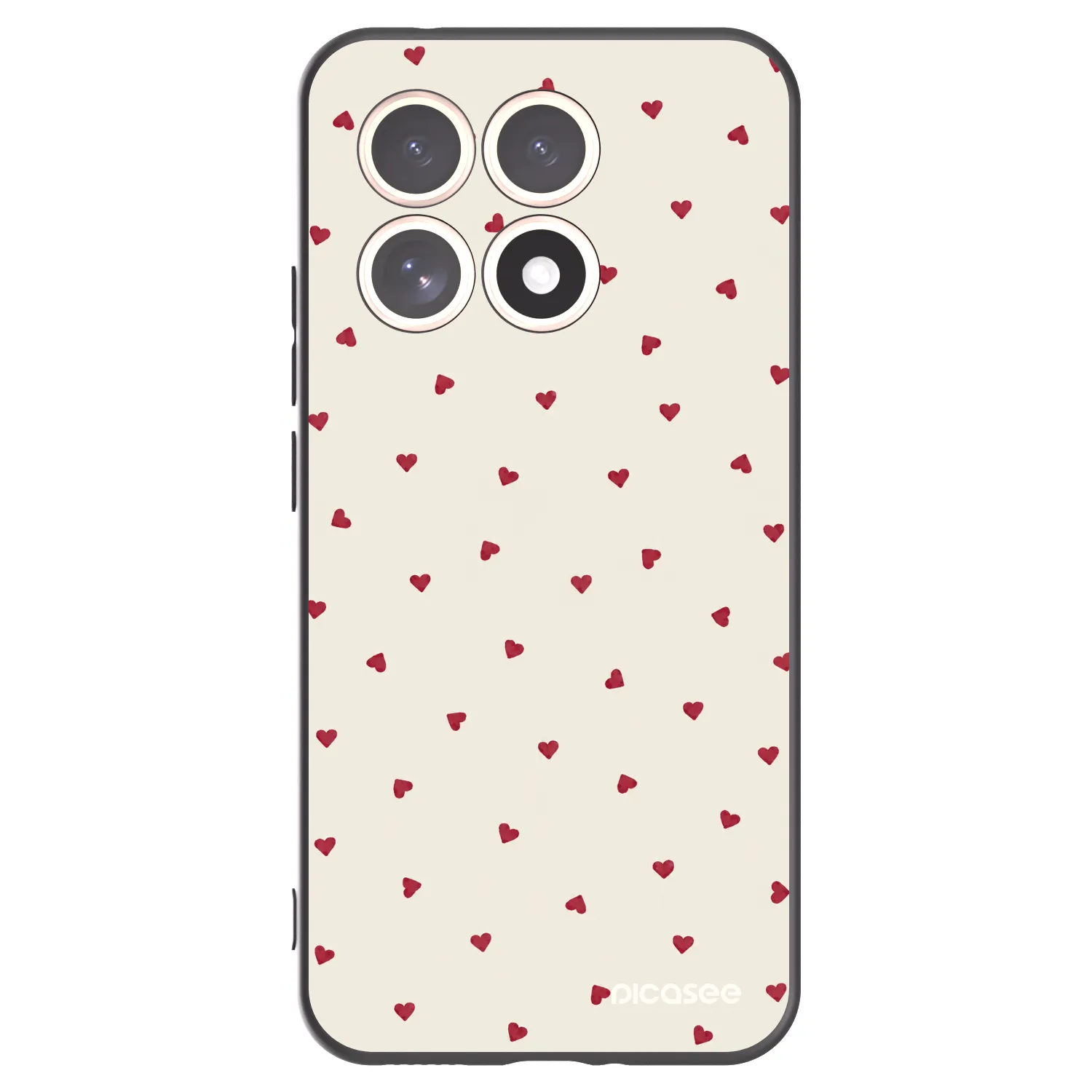 Picasee Xiaomi 15T Hülle - Schwarzes Silikon - Little Love