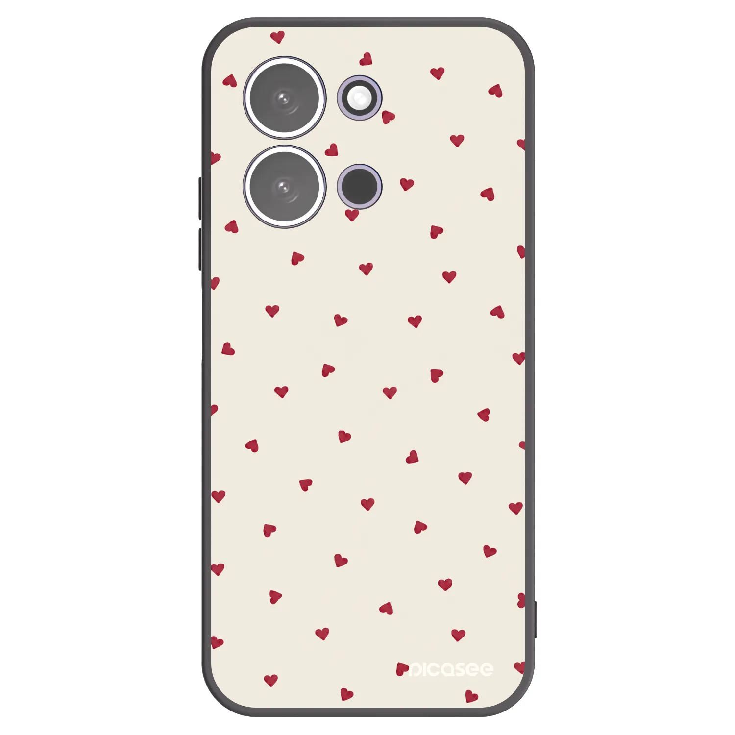 Picasee Xiaomi Redmi 15C 5G Hülle - Schwarzes Silikon - Little Love