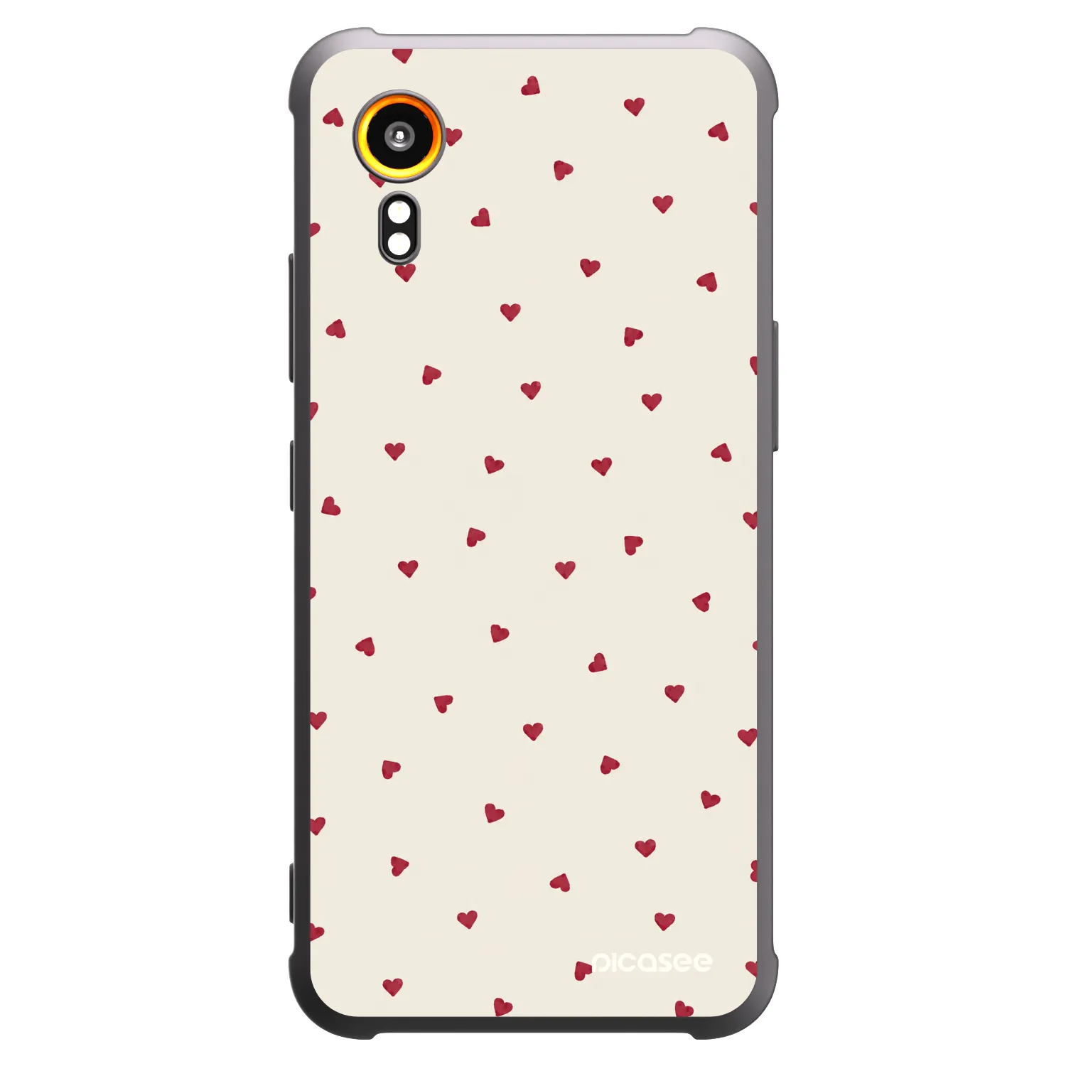 Picasee Samsung Galaxy XCover 7 Hülle - Schwarzes Silikon - Little Love
