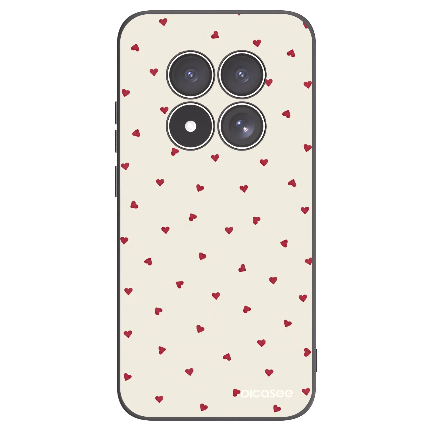 Picasee Xiaomi Redmi Note 15 Pro 5G Hülle - Schwarzes Silikon - Little Love