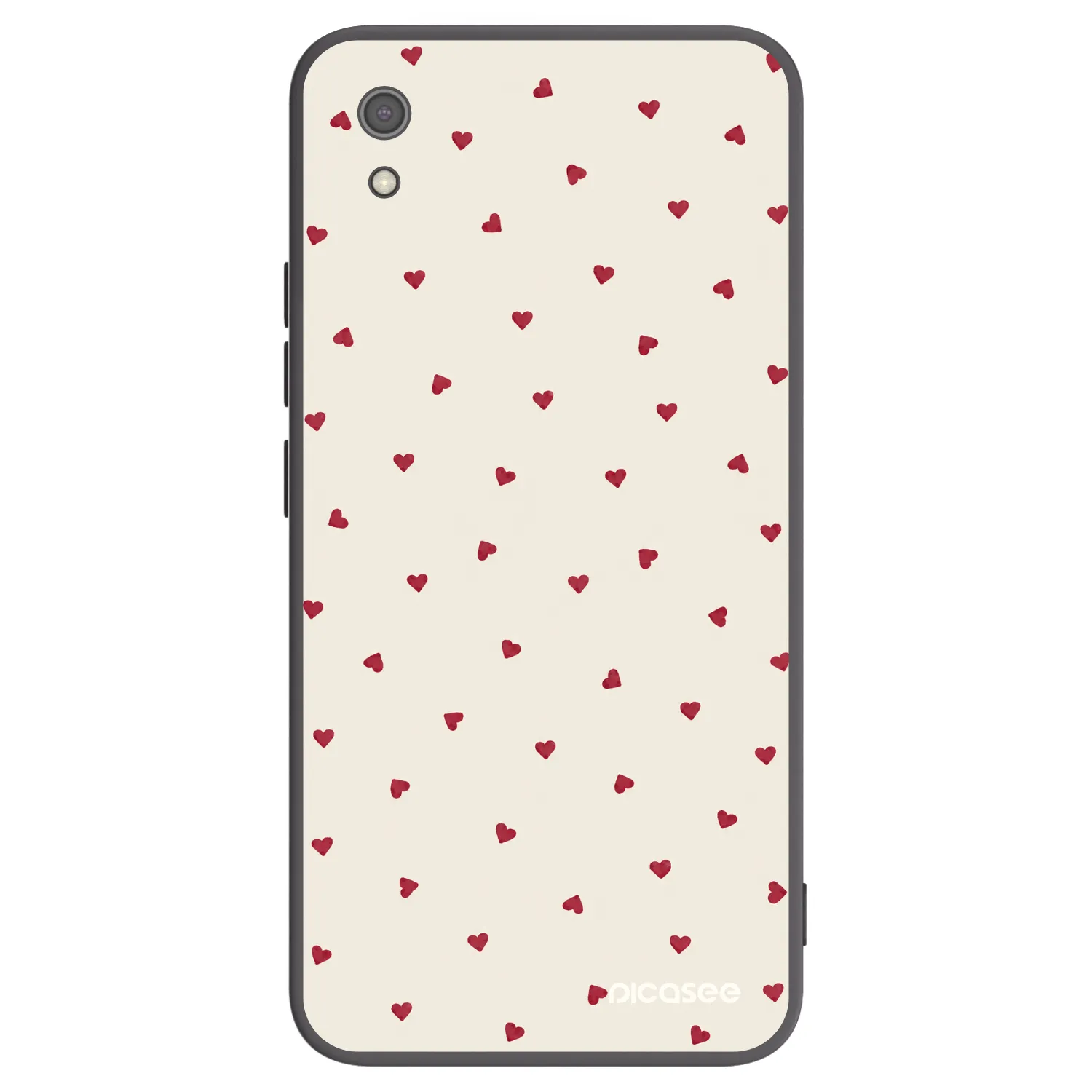 Picasee Xiaomi Redmi 7A Hülle - Schwarzes Silikon - Little Love