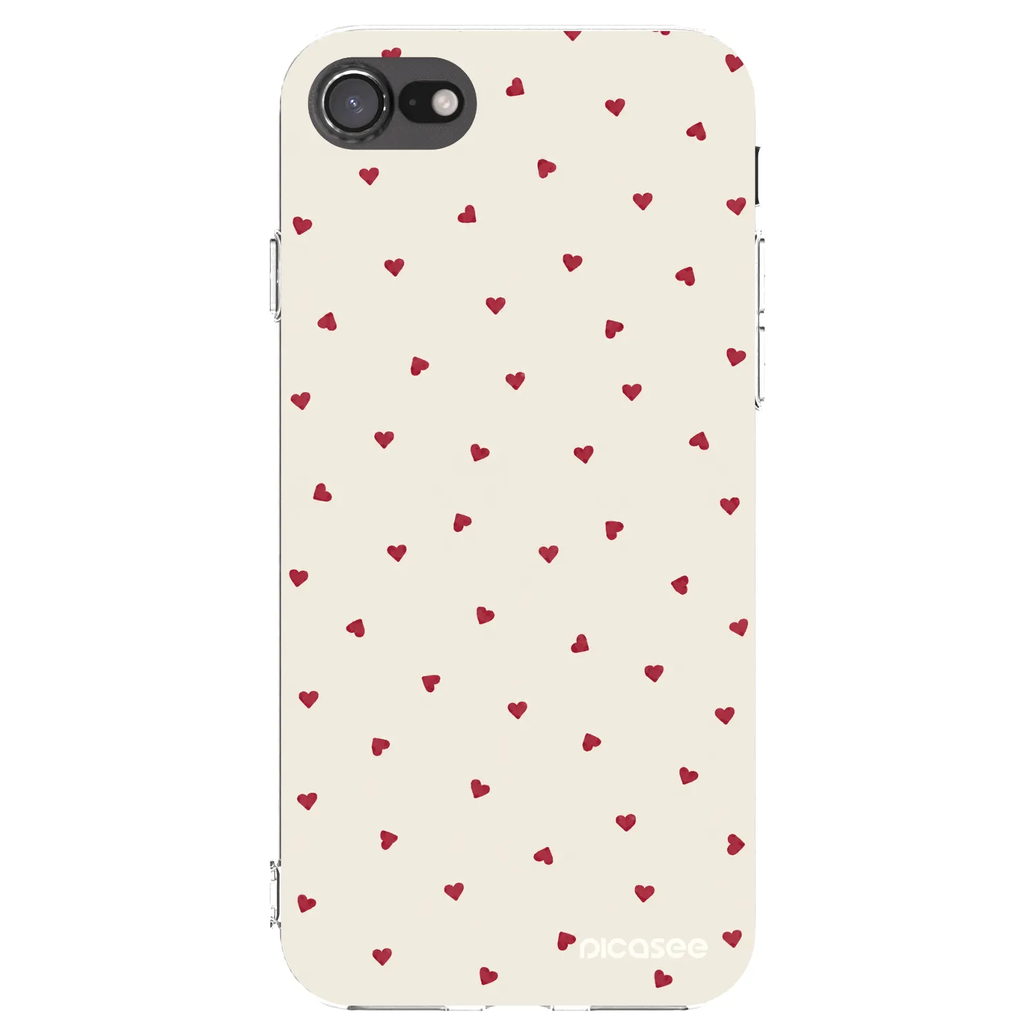 Picasee Apple iPhone 8 Hülle - Transparentes Silikon - Little Love