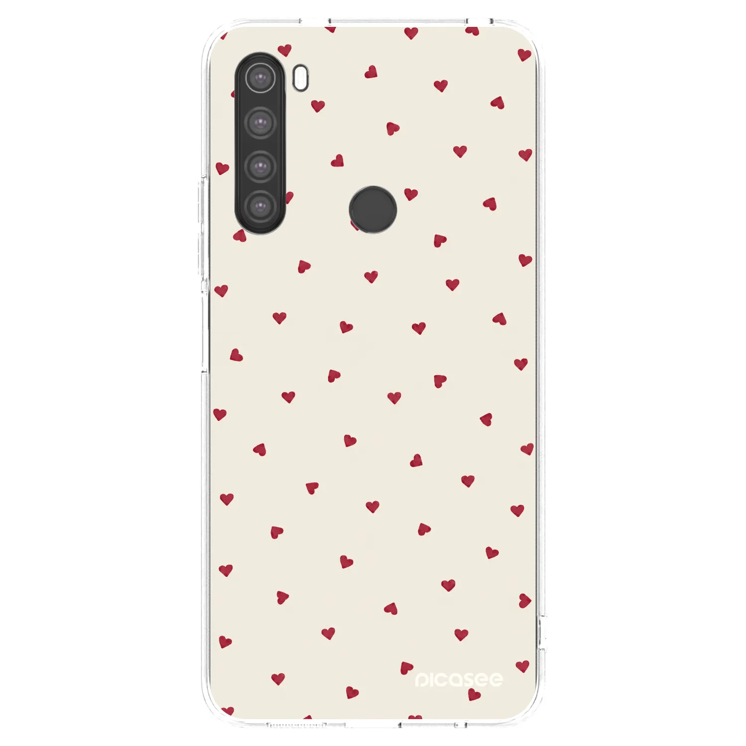 Picasee Xiaomi Redmi Note 8 Hülle - Transparentes Silikon - Little Love