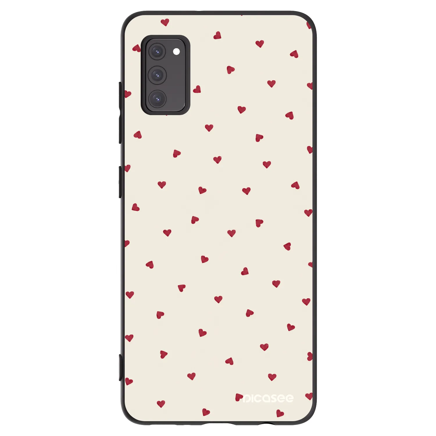 Picasee Samsung Galaxy A41 A415F Hülle - Schwarzes Silikon - Little Love