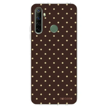 Picasee Realme 6i Hülle - Transparentes Silikon - Vanilla Dots & Chocolate