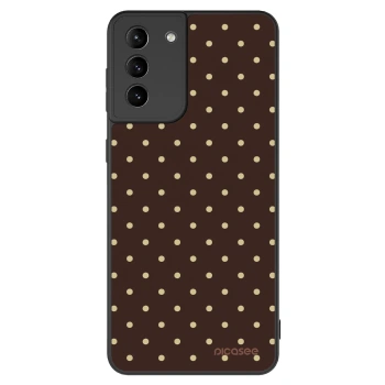 Hülle für Samsung Galaxy S21+ 5G G996F - Vanilla Dots & Chocolate