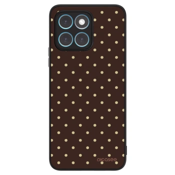 Hülle für Honor X8 5G - Vanilla Dots & Chocolate