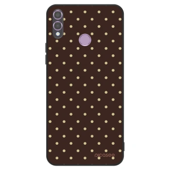Hülle für Honor 8X - Vanilla Dots & Chocolate