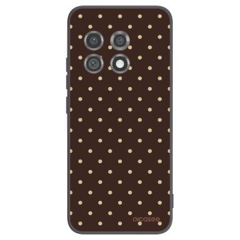 Picasee OnePlus 11 5G Hülle - Schwarzes Silikon - Vanilla Dots & Chocolate