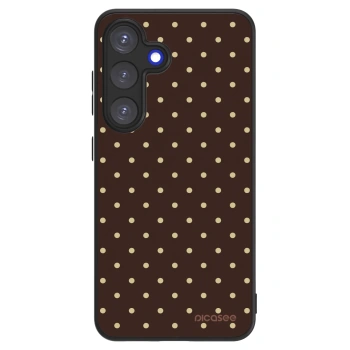 Picasee ULTIMATE CASE PowerShare für Samsung Galaxy S25 5G - Vanilla Dots & Chocolate