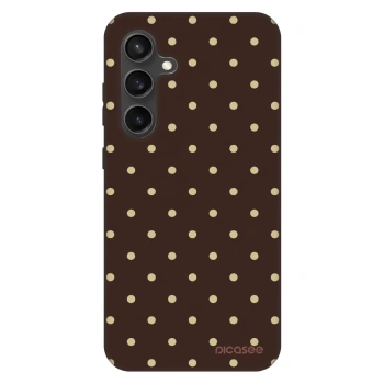 Hülle für Samsung Galaxy S24 FE S721B - Vanilla Dots & Chocolate
