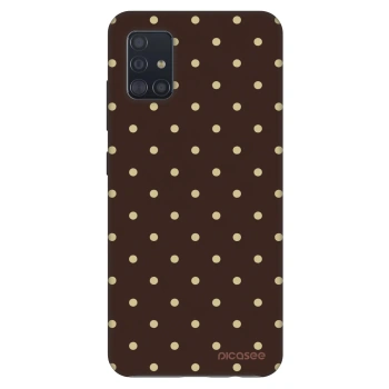 Hülle für Samsung Galaxy A51 A515F - Vanilla Dots & Chocolate