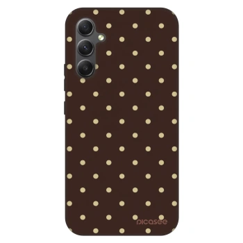 Hülle für Samsung Galaxy A34 5G A346B - Vanilla Dots & Chocolate