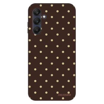 Hülle für Samsung Galaxy A25 A256B 5G - Vanilla Dots & Chocolate