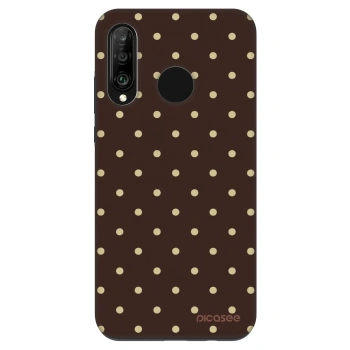 Hülle für Huawei P30 Lite - Vanilla Dots & Chocolate