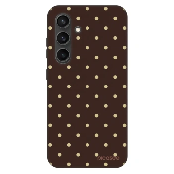 Hülle für Samsung Galaxy S24+ S926B 5G - Vanilla Dots & Chocolate