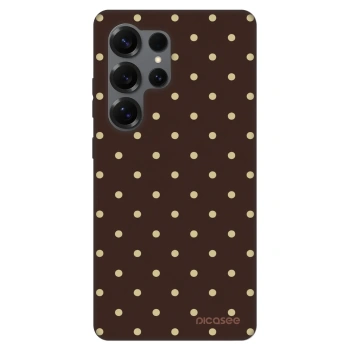 Hülle für Samsung Galaxy S25 Ultra 5G - Vanilla Dots & Chocolate