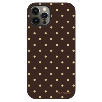 Hülle für Apple iPhone 12 Pro - Vanilla Dots & Chocolate