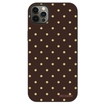 Hülle für Apple iPhone 12 Pro Max - Vanilla Dots & Chocolate