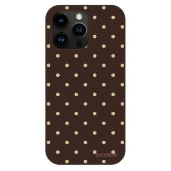 Hülle für Apple iPhone 13 Pro - Vanilla Dots & Chocolate