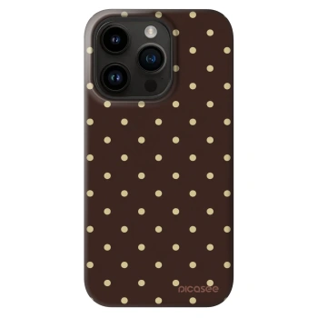 Hülle für Apple iPhone 14 Pro - Vanilla Dots & Chocolate
