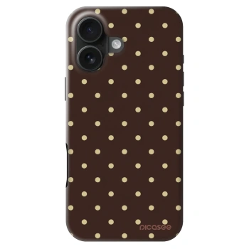 Hülle für Apple iPhone 16 - Vanilla Dots & Chocolate