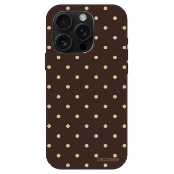 Hülle für Apple iPhone 16 Pro - Vanilla Dots & Chocolate