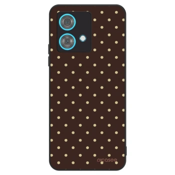 Hülle für Motorola Edge 40 Neo - Vanilla Dots & Chocolate