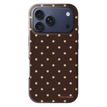 Hülle für Apple iPhone 18 Pro - Vanilla Dots & Chocolate