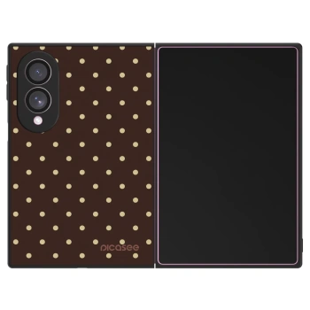 Hülle für Samsung Galaxy Z Fold8 5G - Vanilla Dots & Chocolate
