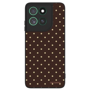 Hülle für Motorola Moto G57 Power - Vanilla Dots & Chocolate