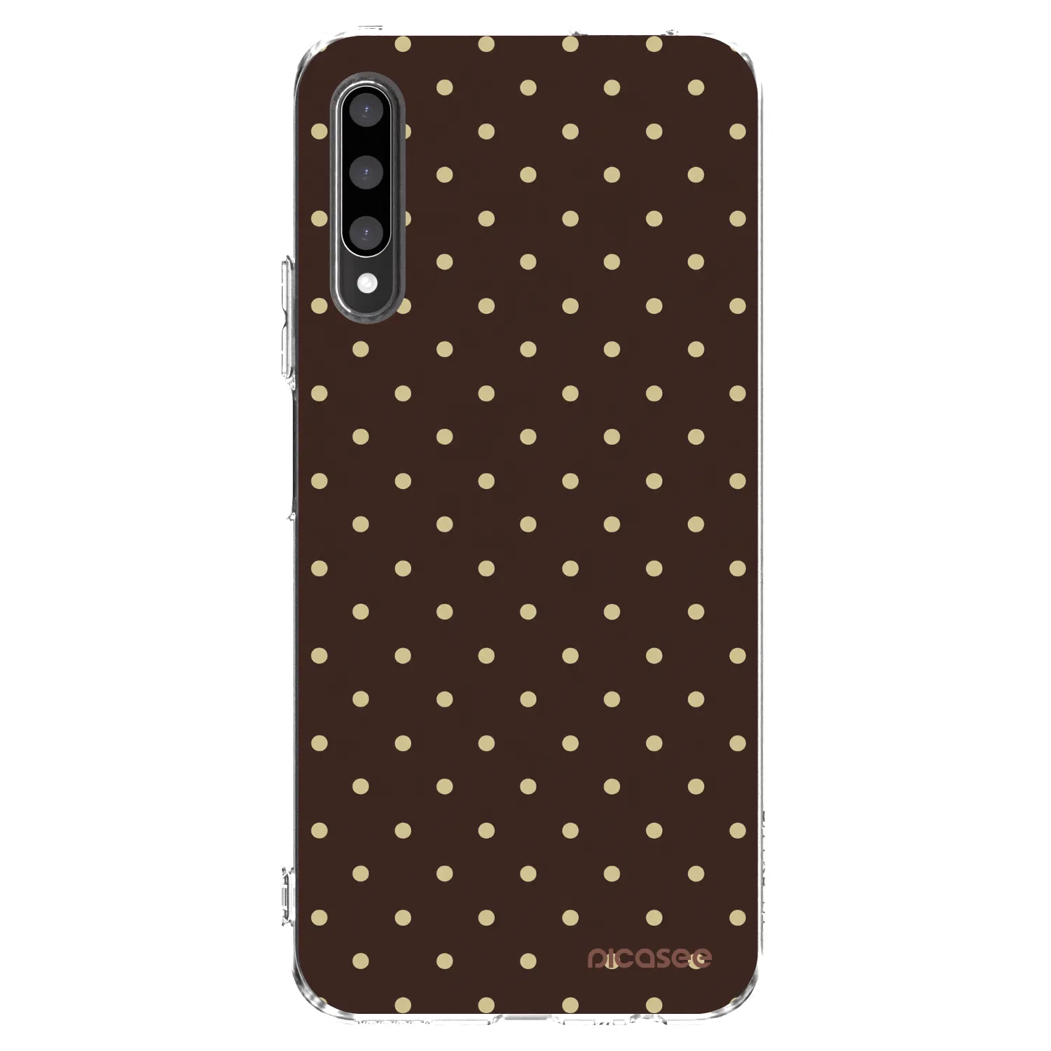 Picasee Honor 9X Pro Hülle - Transparentes Silikon - Vanilla Dots & Chocolate
