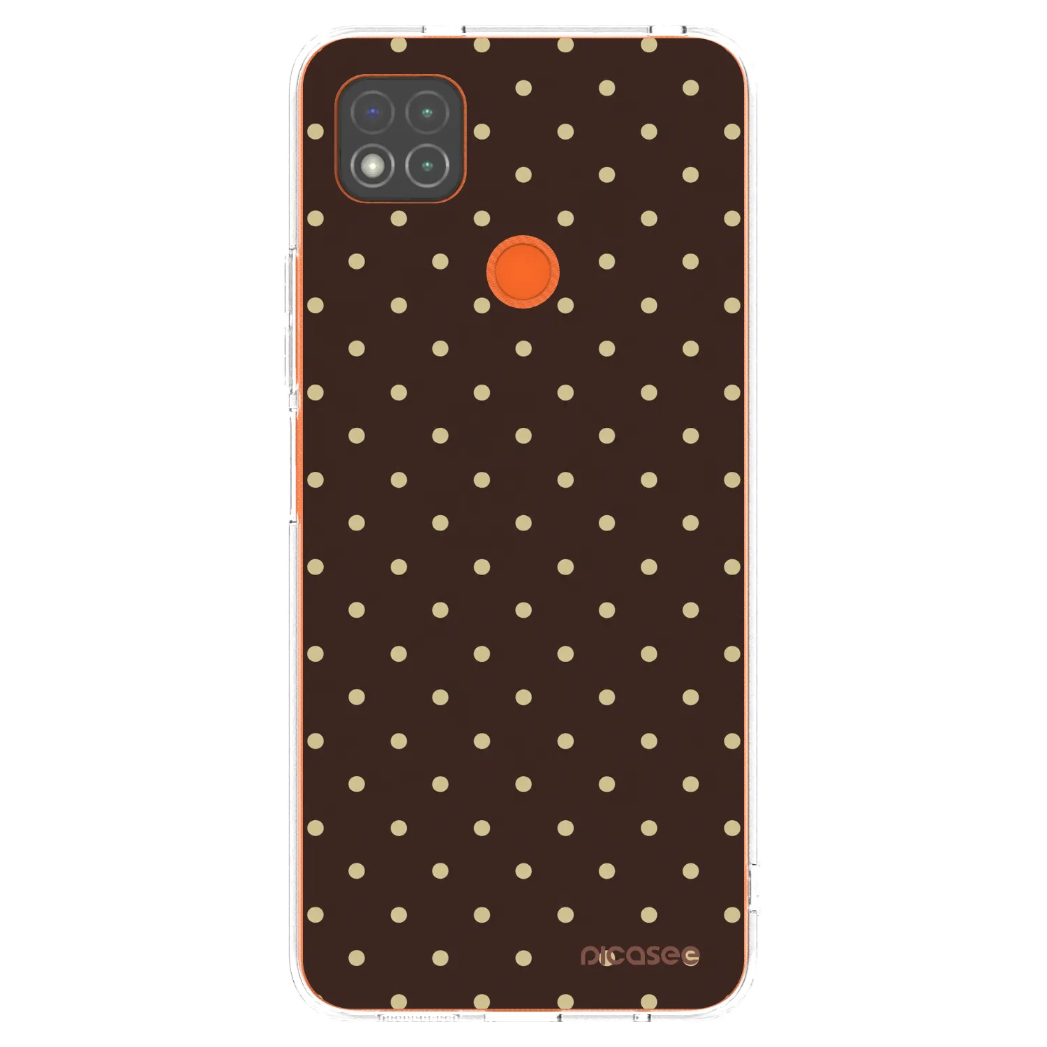 Picasee Xiaomi Redmi 9C Hülle - Transparentes Silikon - Vanilla Dots & Chocolate