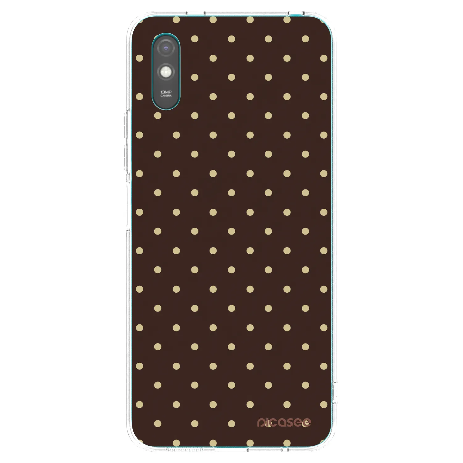 Picasee Xiaomi Redmi 9A Hülle - Transparentes Silikon - Vanilla Dots & Chocolate