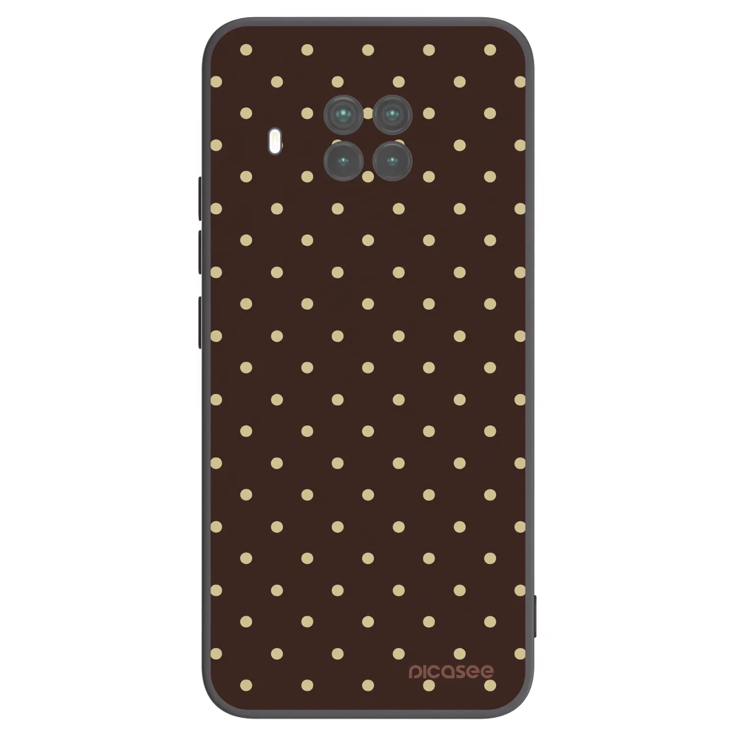 Picasee Xiaomi Mi 10T Lite Hülle - Schwarzes Silikon - Vanilla Dots & Chocolate