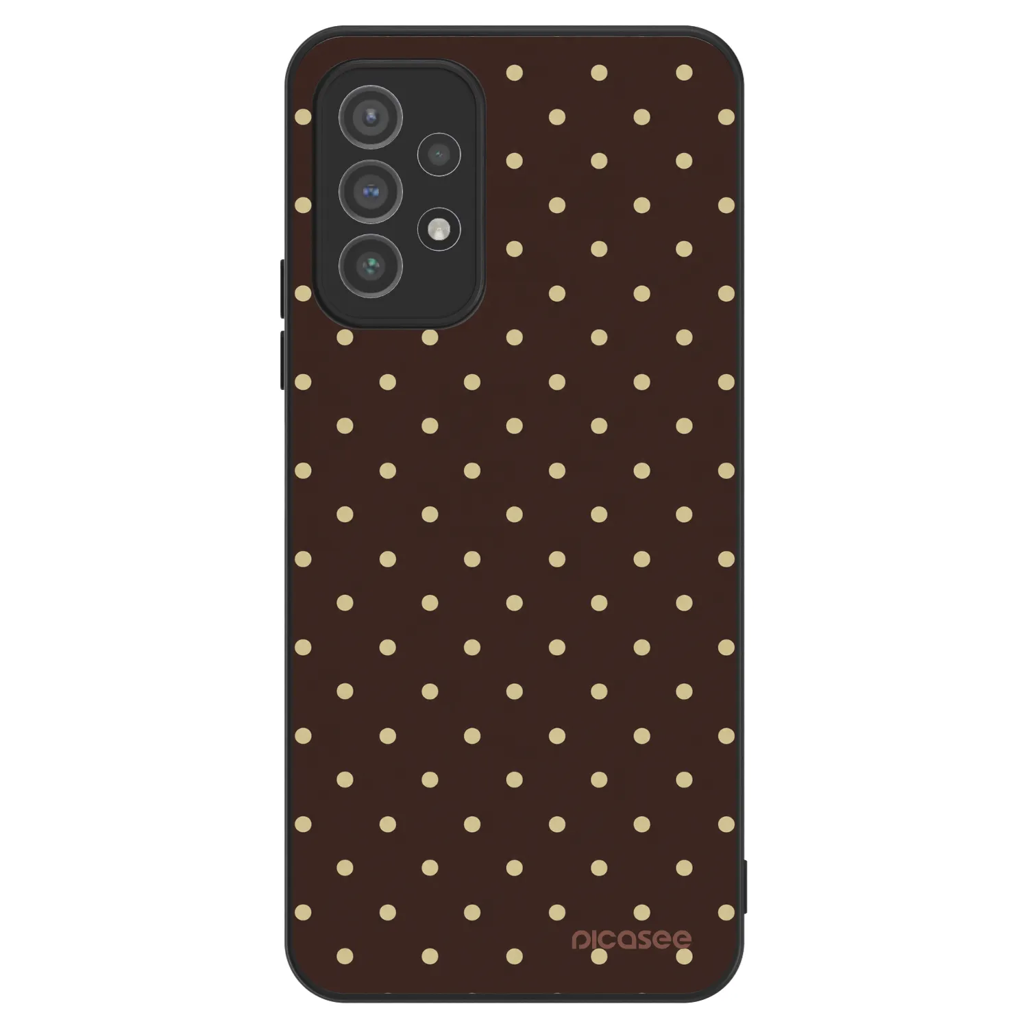 Picasee ULTIMATE CASE für Samsung Galaxy A72 A725F - Vanilla Dots & Chocolate