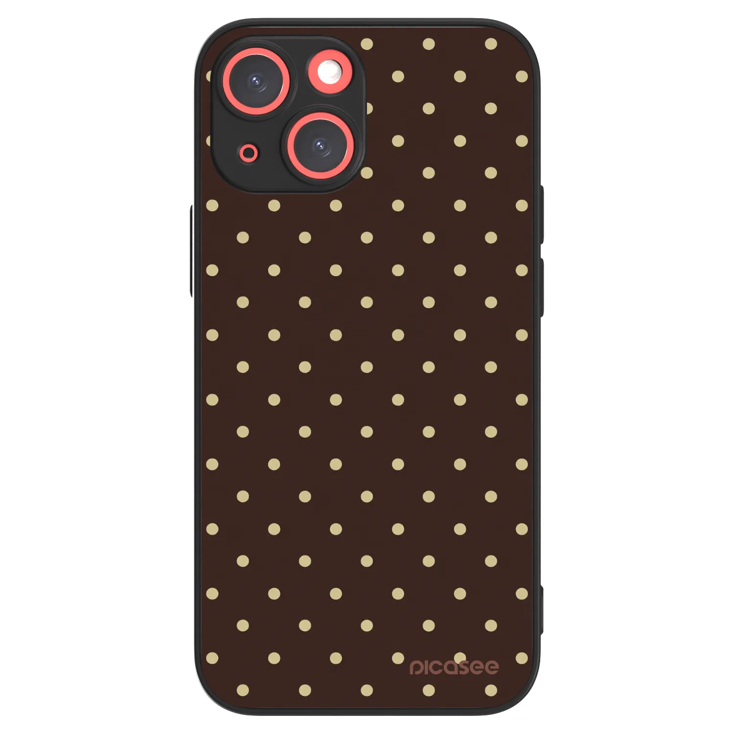 Picasee ULTIMATE CASE für Apple iPhone 13 mini - Vanilla Dots & Chocolate
