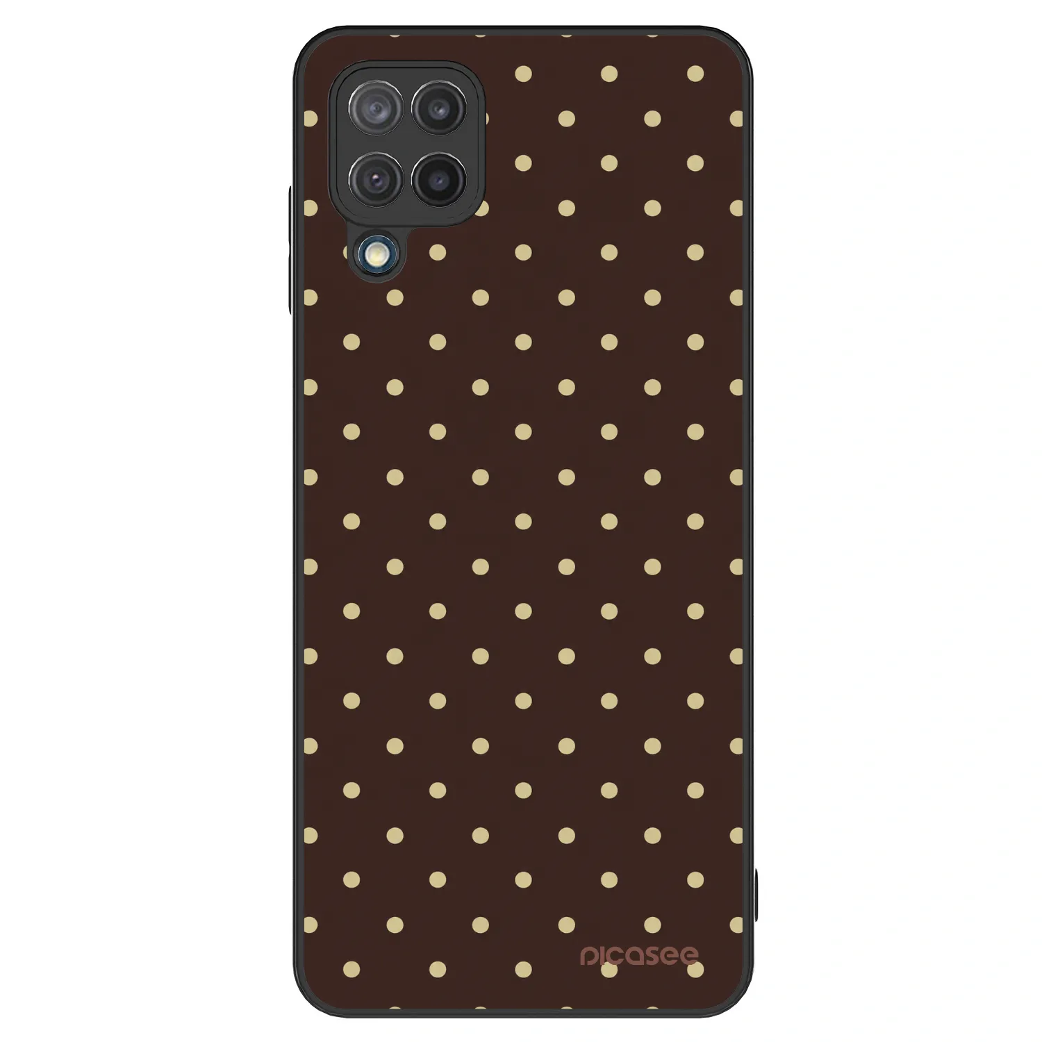 Picasee ULTIMATE CASE für Samsung Galaxy M12 M127F - Vanilla Dots & Chocolate