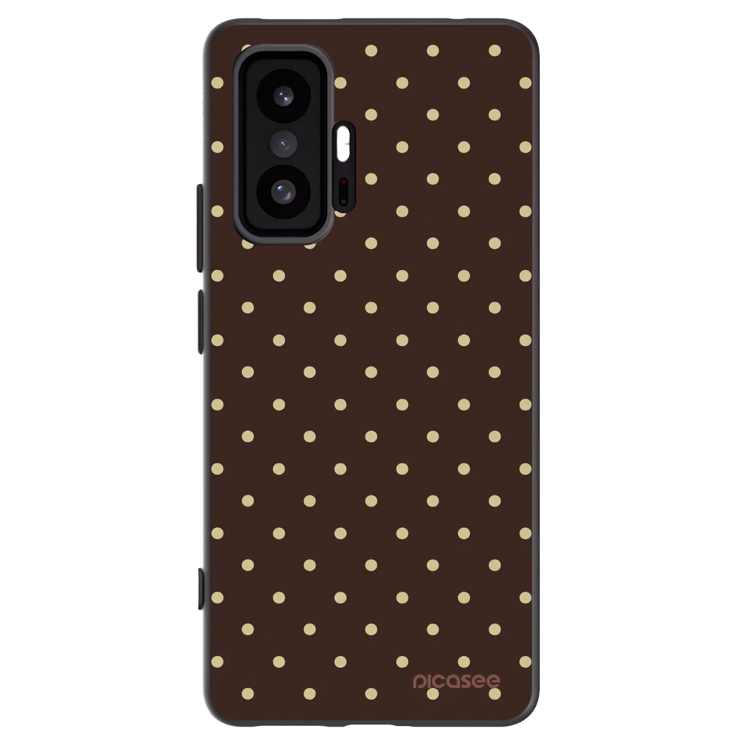 Picasee Xiaomi 11T Pro Hülle - Schwarzes Silikon - Vanilla Dots & Chocolate
