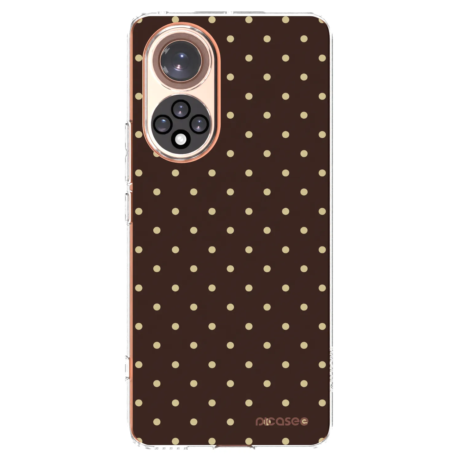 Picasee Huawei Nova 9 Hülle - Transparentes Silikon - Vanilla Dots & Chocolate