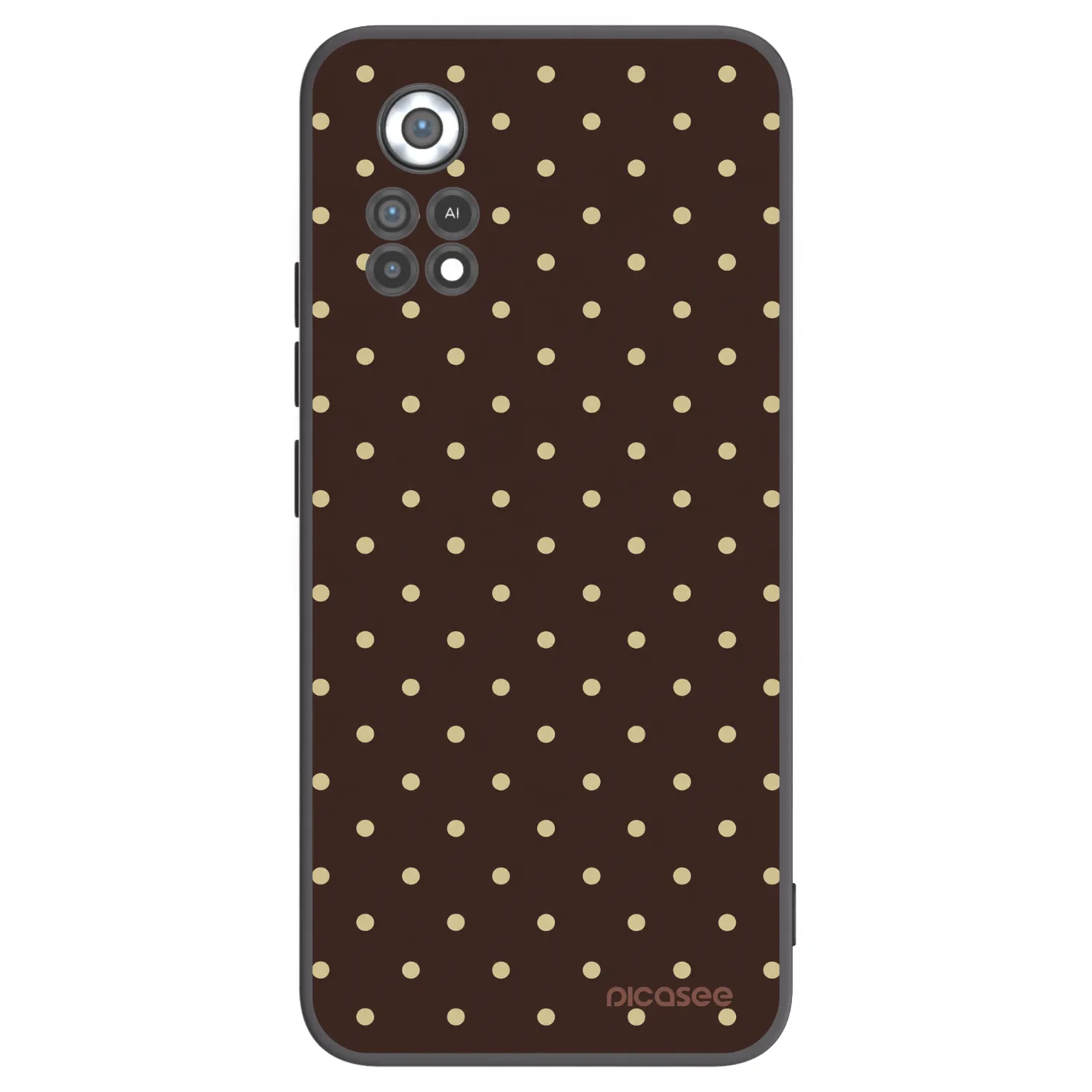 Picasee Xiaomi Poco X4 Pro 5G Hülle - Schwarzes Silikon - Vanilla Dots & Chocolate